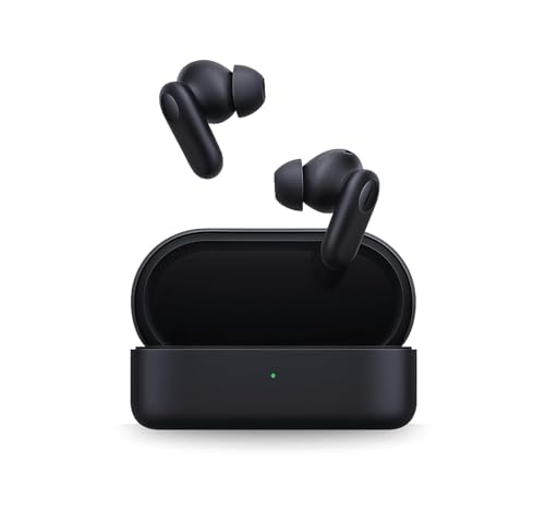 Image of Original Buds 2r for OnePlus Nord Bluetooth Earphones Featuring Mic 12.4mm Sound Drivers 38Hour Battery QuadMic Calling (Black) (Black)
