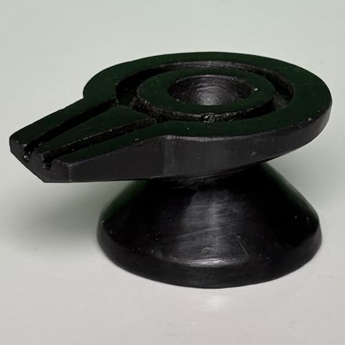 Image of Jaleri Yoni Base, Lingam Holder, Jalahari, Goripitham, Aadhar Saktipith Pitham Argha Stand Panapitham Hasta Kamal Base Jaleradhari For Narmadeshwar Shivling (3 Inch Black Damru jaladhari)