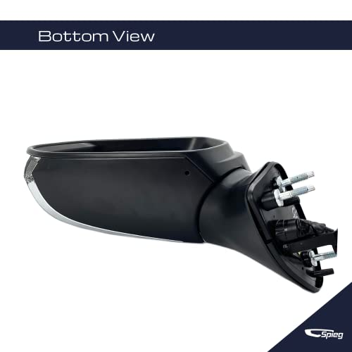 Spieg To1320367 Driver Side Mirror Replacement For Toyota Camry 2018-2021 Power Heated Turn Signal Light Ptm Plain White 6Pin (Lh) #TOP4