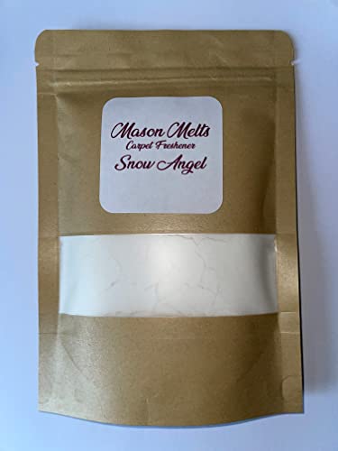 Snow Angel highly fragranced carpet Freshener Scented. Shake & Vacuum, Carpet Sprinkle. Carpet dust ~250g. | Vegan Friendly | Cruelty Free | Handmade In UK | Highly Scented