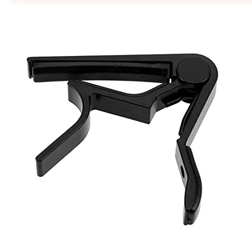 Guitar Capo,Acoustic Guitar, Electric Guitar Capo- Banjo And,For Acoustic,Ukulele, Mandolin, Bass, Picks Black Single Handed Capo #TOP4