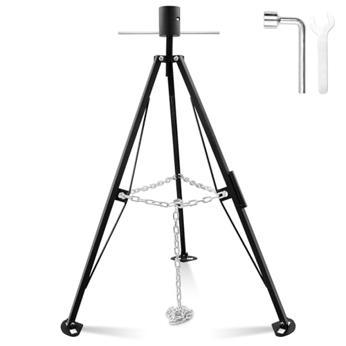 Gooseneck Tripod Stabilizer for 5th Wheel or Trailer, Adjustable Stabilizer with...