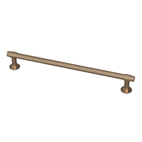 Franklin Brass 10 Pack Champagne Bronze Gold Cabinet Handles 7-9/16 inch (192mm) Kitchen Cabinet Handles and Drawer Pulls for Cupboards and Dressers | Francisco Collection