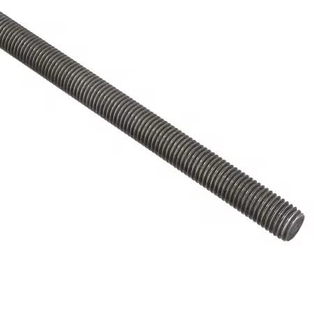 Fully Threaded Rod, 3/4"-10, 6 Ft, Steel, Grade B7, Black Oxide Finish,