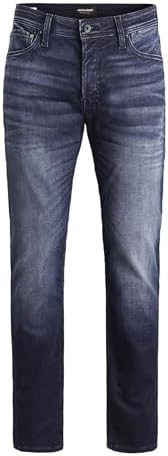 JACK & JONES Homme Jjimike Jjoriginal Jos Noos Jeans, Blue Denim, 34 EU