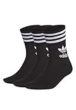 golf dreihof startzeiten Rippbündchen adidas Unisex-Adult Mid Cut CRW Sck Socken, 3 Paar, Black/White, L