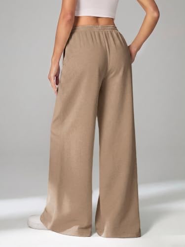 RoseSeek Women's Tall Wide Leg Baggy Sweatpants Casual Track Pants Trousers