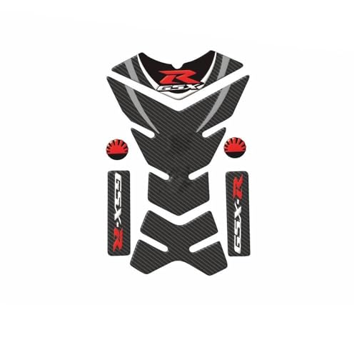 Autocollants 3D Moto pour Réservoir Suzuki GSXR 600 750 1000 Protection Carbone