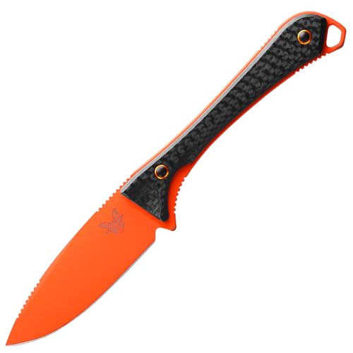 Benchmade - Altitude 15201OR Hunting Knife with Black Carbon Fiber