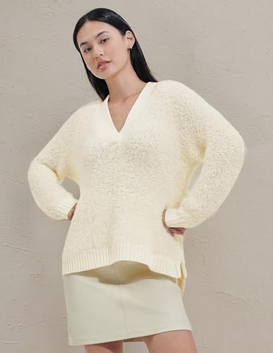 Image of UGG Women's Deeann CloudFluff V Neck Sweater