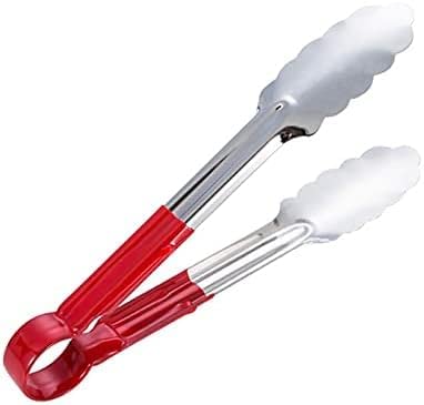 Pinzas de cocina de silicona para freír y barbacoa, 29 cm de largo, alicates fáciles y prácticos para servir alimentos y cocinar