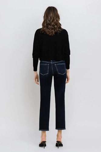 Flying Monkey - High Rise Cropped Straight Jeans - BY4446A2