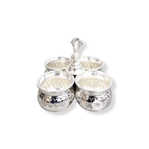 YRK German Silver Panchapali 4 Bowl thumbnail 8