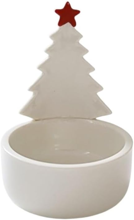 Candle Holder Christmas Scented Candle Holder - Decorative Aromatherapy Home Gift(Red)