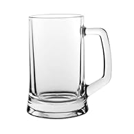 Classic Design: Traditional straight-sided tankard design with a contemporary twist, perfect for serving various beer styles from frothy ales to crisp lagers while maintaining an authentic drinking experience Generous Capacity: Substantial 670ml volu...
