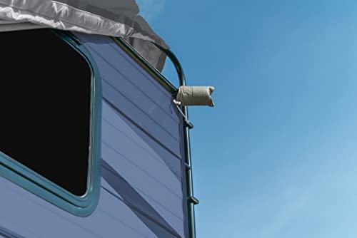 ADCO 36824 Designer Series Olefin HD Class A Motorhome Cover 28' 1" - 31', Gray/White by ADCO - Used condition - Image 5