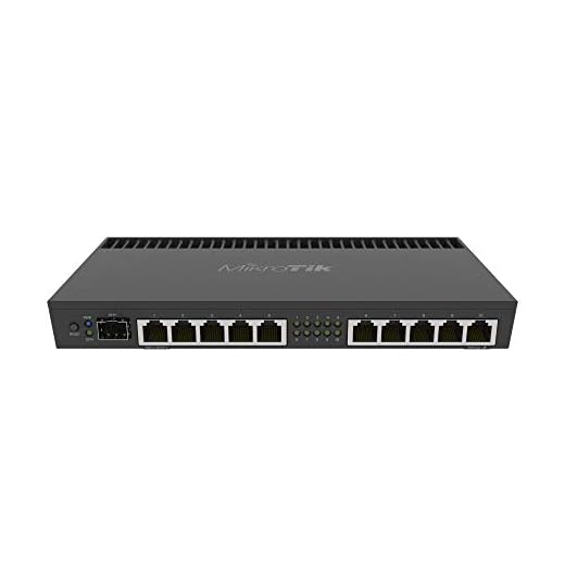 MikroTik RouterBOARD 4011iGS+RM 10x1000-T, 1xSFP+, RouterOS, RB4011IGS+RM (10x1000-T, 1xSFP+, RouterOS L5, Desktop Case w. Rackmount Kit)