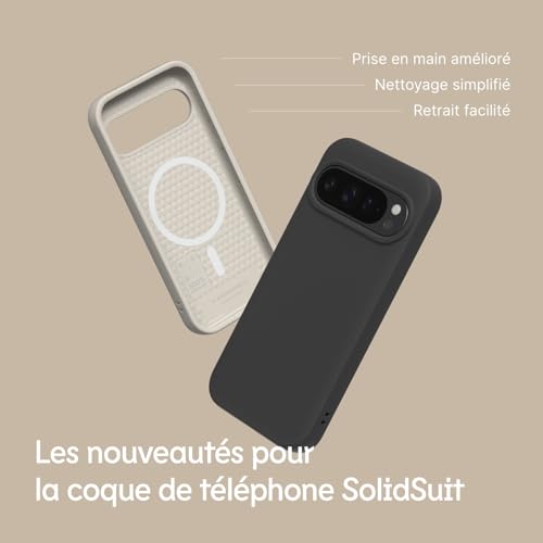 Coque Pixel 9 Pro luxe mat antichoc SolidSuit RhinoShield - 5