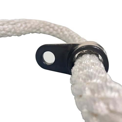 Corde à triceps noire pour machine à câble et poulie de musculation