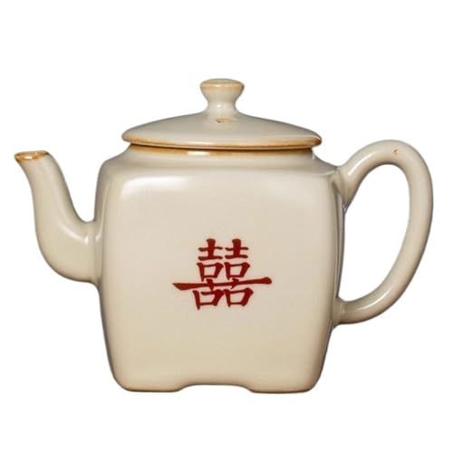 Tetera con filtro para té capacidad grande decoración artística miniatura 1