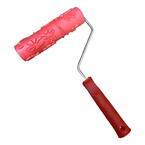 Gralara Rodillo de pintura con estampado en relieve DIY, herramienta de Arte de pintura, herramienta decorativa para pintura de pared de techo, instalación, estilo b