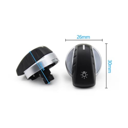 Botón interruptor luz faros coche perilla giratoria luz frontal para BMW X5 E70 2007-2013 2