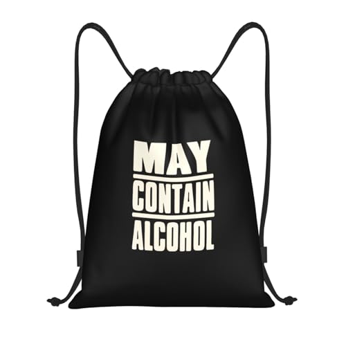 May Contain Alcohol Drawstring Bags Bundle Backpack - Main Image