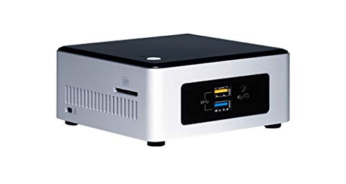Intel NUC NUC5CPYH Home and Business Desktop Mini White (Intel Celeron N3060 2-Core, 8GB RAM, 120GB SATA SSD, Intel HD Graphics, WiFi, Bluetooth, 4xUSB 3.0, 1xHDMI, SD Card, Win 10 Pro) (Renewed)