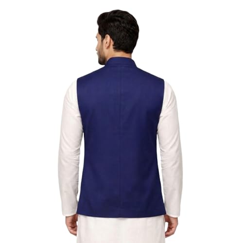 Image of DesignerBin Men's Nehru jacket Waistcoat, Modi Jacket with Beautiful Color