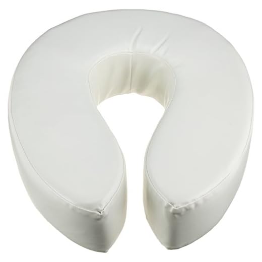 HOMECRAFT Padded Raised Toilet Seat without Lid, Elevated Comfort Toilet Seat Support for Elderly, Handicapped and Disabled Users, White Colour, 10 cm