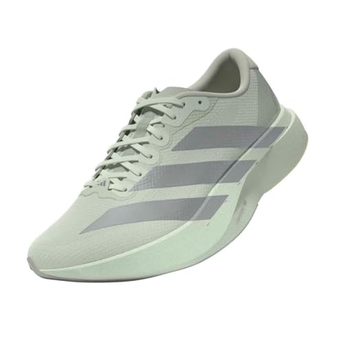 Image of adidas, Women's, Adizero Evolution Sl Running Shoes, Crystal Jade /Tech Grey Metallic /Wonder Silver, 10, Medium
