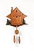 Cuckoopro Cuckoo Clock, Germany Black Forest Style Wooden Pendulum Quartz Wall Clock, Volume Control, Night Silent, Gift Package, Professional Service