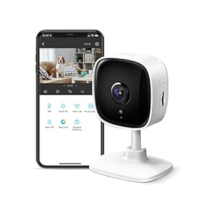 TP-Link-Tapo-1080P-Indoor-Security-Camera-for-Baby-Monitor-Dog-Camera-w-Motion-Detection-2-Way-Audio-Siren-Night-Vision-Cloud-SD-Card-Storage-Works-w-Alexa-Google-Home-Tapo-C100