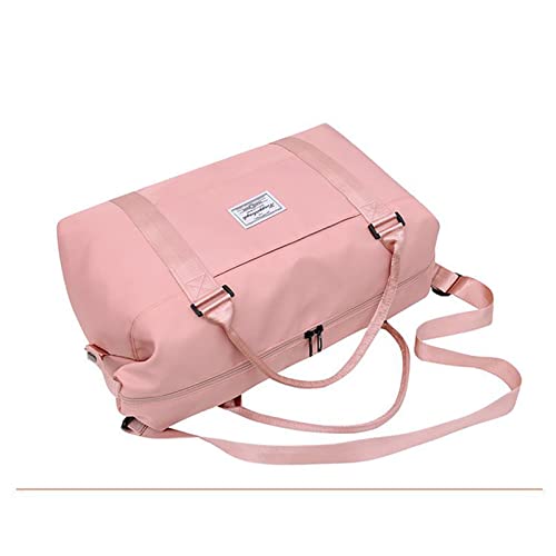 Bolsa esportiva de viagem, bolsa esportiva de ginástica embalável, bolsa de viagem de grande capacid