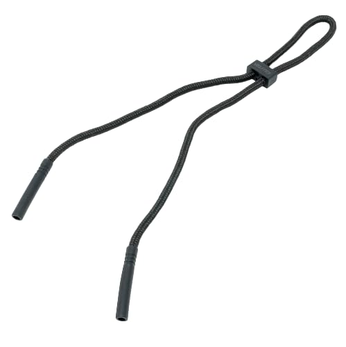 VelitesGlasses Lanyard I Cord for Depotive Glasses I Cord Simple and Adjustable to Not Lose Your Glasses Training I Glasses Not Included, Black/White, One size