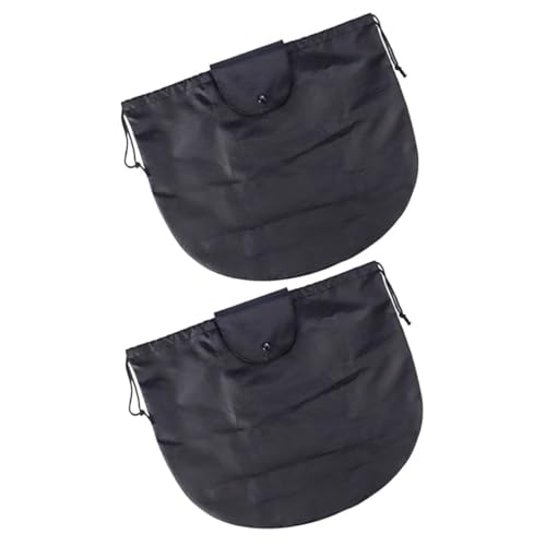 Cabilock 2pcs Motorcycle Bags Lightweight Drawstring Pouch for Half Face Helmets Breathable Storage Bag for Skiing Biking Easy to Carry Dustproof