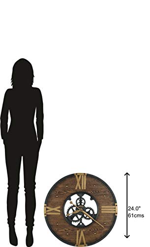 Howard Miller Galesburg Wall-Clocks, Wrought Iron #TOP1