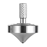 CHEETOP Stainless Steel Spinning Top, Precision Mini Desktop Gyroscope, Kill Time Reduce Stress ADHD Toys, Perfect Balance Gyro (Style 3)