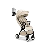Portabicchieri compatibile con i modelli di passeggino Nuna TRVL, TRVL LX, Mixx, TAVO, SWIV e Demi, morsetto regolabile a 360°, resistente alle fuoriuscite, tenuta sicura, adatto per bottiglie