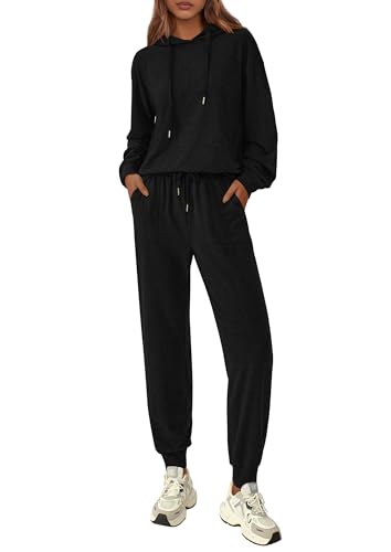 PRETTYGARDEN Women's 2 Piece Lounge Sets Fall Clothes Hoodies Sweatshirt