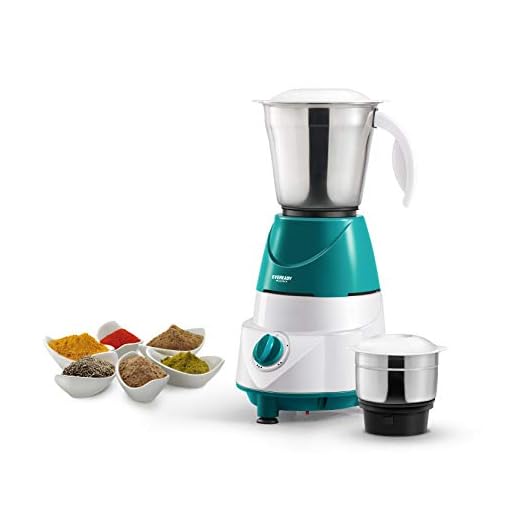 Eveready MG500i LX Mixer Grinder, 500W, 2 Jars (Green)