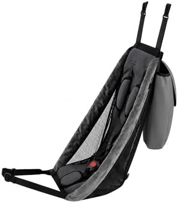 Detachable Seat Sling Accessory for Compatible Book-Fold Strollers, Foldable Mesh Add-On with Adjustable Straps, No-Tool Installation, Accessory Only