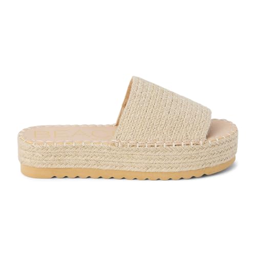 BEACH by Matisse Womens Del Mar Platform Athletic Casual Sandals - Natural 82