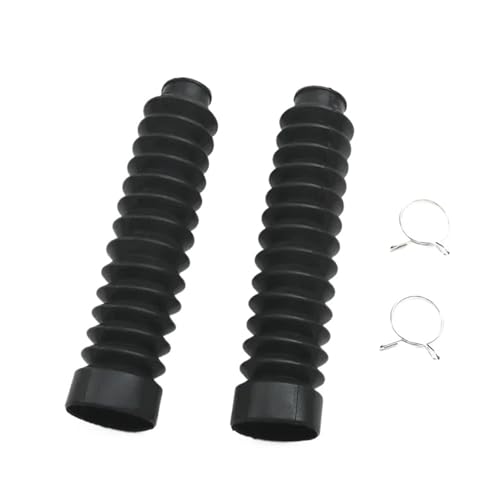 Horquilla delantera negra botas antipolvo funda de goma para moto Honda CG125 dirt bike