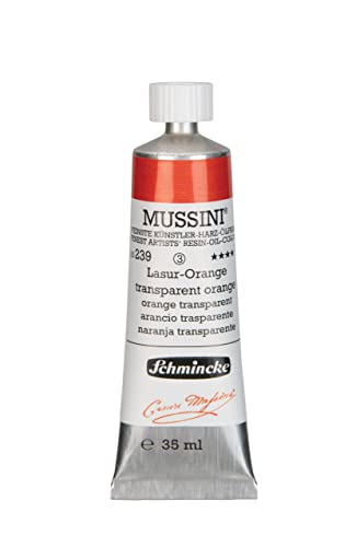 Schmincke MUSSINI® - finest artists' resin oil colors, glaze orange - 35 ml