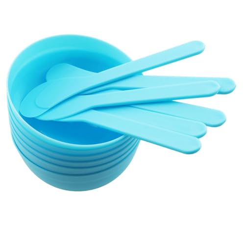 Set de 6 tazones con cucharas para mezclar pegamento miniatura 3