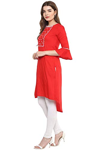 Image of STOP to start by Shoppers Stop Women's crepe straight Kurta