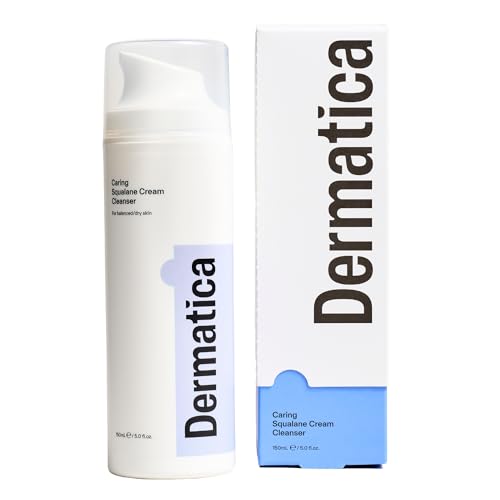 Dermatica Caring Squalane Cream Cleanser I Daily Wash For Dry or Combination Skin Types (150ml)