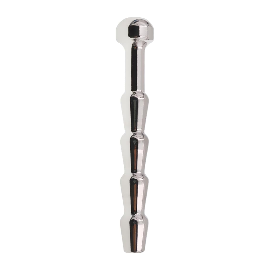Dilatatore Uretra Uomo Filettato in Acciaio Inossidabile, Plug Dilatatori del Pene Vuoto per Uomini Acciaio Fetish per la Masturbazione (6mm), 1 pezzo