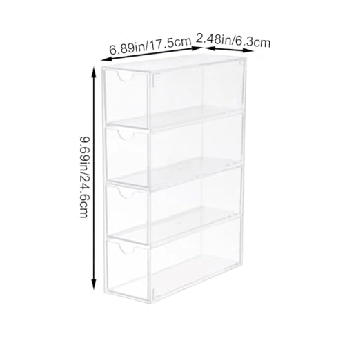 Présentoir à lunettes transparent et support empilable pour collectionneur